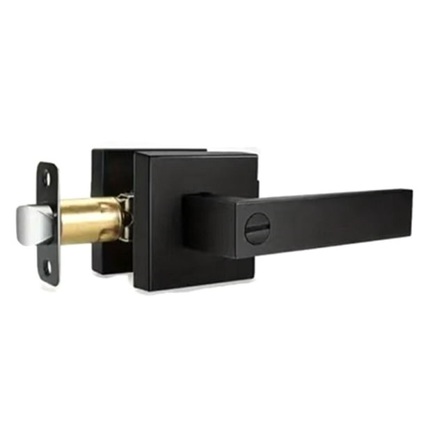 Manija de Puerta, Perillas de Puerta Interior Sin Llave, Cerraduras de Palanca de Privacidad para Dormitorio y Baño, Manijas de Puerta Modernas.