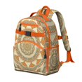 thumbnail image 2 of Tribal Boho Mandala Backpack - Spine-Protecting Ergonomic School Bag for Heavy Loads, 2 of 5