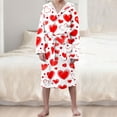 thumbnail image 1 of Ropa de cama Ropa infantil Albornoz grueso con capucha alargado Pijamas de terciopelo para niñas Camisón de poliéster para niñas, 1 of 7