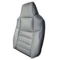 thumbnail image 4 of Driver Bottom & Top Perf Leather Seat Covers Gray Replacement for Ford F-250 F-350 F-450 F-550 2002-2007, 4 of 10