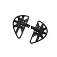 thumbnail image 1 of Xingzhi Motorcycle Foot Pegs Rest Footrest Pedals for Touring Black, 1 of 9
