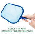 thumbnail image 2 of Swimming Pool Fountain, Pond Pool Net Leaf Skimmer Rake Pool Rakes，Skimmers Small Fine Mesh Plastic Leaf Skimmer for Swimming Pool and Spa Supplies Pole Not Included, 2 of 5