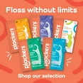 Plackers Micro Line Dental Floss Picks, FoldOut FlipPick, Tuffloss
