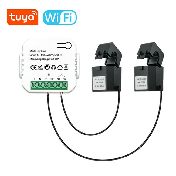 Labymos Tuya Wifi Intelligent Energy Meter Solar PV System Power Production Consumption Bidirectional Monitoring Meter