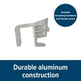 thumbnail image 3 of Camco Pontoon Boat Flagpole Mount | Crafted of Durable Aluminum with Stainless Steel Hardware & Designed for .75" Diameter Flagpoles (41972), 3 of 5