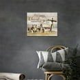 thumbnail image 3 of Farmhouse Cow Wall Art Rustic Barn Farm Cattle Pictures Wall Decor Cow Motivational Quotes Canvas Prints Painting Country Decorations Framed Artwork for Bathroom Living Room Kitchen Bedroom 16"x12", 3 of 6