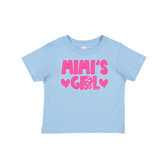 Inktastic Mimi's Girl Pink with Hearts Girls Baby T-Shirt