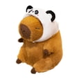 thumbnail image 2 of Sofá de peluche de capibara, único, marrón, cómodo, para sala de estar, decoración para habitación infantil panda y m, 2 of 9
