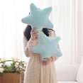 thumbnail image 4 of Star Pillow Decorative Throw Pillows, Star Shaped Pillow Floor Cushions, Soft Faux Polyester Star Cushion for Bed Couch Sofa, 15.7 Inch Diameter, Multi Color Room Decor Pillow for Bedroom, 4 of 7