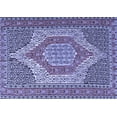 thumbnail image 1 of Ahgly Company Indoor Rectangle Persian Blue Traditional Area Rugs, 4' x 6', 1 of 4