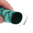 thumbnail image 3 of Uxcell Heat Shrink Wrap Tubing for Fishing Rod Grips, 25mm Dia 42mm Flat 3.3ft 1.8:1 rate Green, 3 of 5
