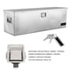 thumbnail image 4 of Manija De Pestillo De Caja De Herramientas, Cerradura De Paleta De Puerta De Almacenamiento De Caja De Herramientas Cepillada Resistente A La Oxidación De 55x43 Mm Para Caravana,, 4 of 7