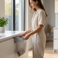 thumbnail image 5 of Garbage Bag Holder Wall Mounted Trash Bag Holder Foldable Garbage Bag Rack No Drill Kitchen Trash Bag Dispenser Storage Rack for Cabinet Door Kitchen Organizer, 5 of 7
