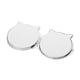 thumbnail image 5 of Espejo de maquillaje ligero plateado de 2 piezas Espejos de bolsillo portátiles plegables cosméticos Salvador Espejo plegable de maquillaje, 5 of 6