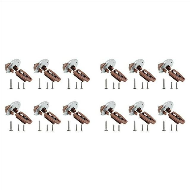 12X para Kenlin -Trak II, Kit de Rieles de Repuesto para CajóN, Parte 168, con Respaldo de Metal y Topes de CajóN con Rodillos