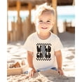 thumbnail image 4 of Wild Child Shirt Trendy Checkered Everyday Tee for Youth and Toddler Boys Natural Shirt 12 Months, 4 of 5