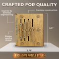 thumbnail image 5 of Rompecabezas Project Genius Caesar Codex TG423 Caja de Madera con Compartimento Secreto, 5 of 5