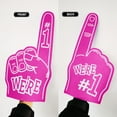 thumbnail image 3 of Large Foam Pointing Finger for Sports Fans, 46x23x0.5cm EVA Foam Hand, Comfortable Grip, Multiple Colors, Screen Printed, Durable Cheering Accessory for Game Day, 28g, 1 Pack, 3 of 5