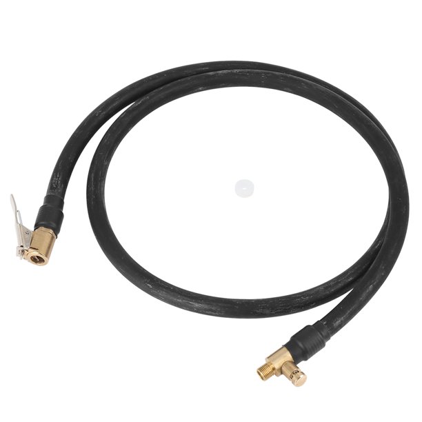 100cm Coche Aire Mandril con Clip Inflador Manguera Adaptador Conector Pipe Unique Bargains Inflador Bomba Manguera Adaptador