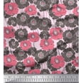 thumbnail image 1 of Soimoi Poly Georgette Fabric Artistic Flower Print Fabric by the Yard 42 Inch Wide, 1 of 1