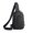 🥑 Black_New#1261, variant on Men's Water-Resistant Chest Bag with USB Charging Port Large Capacity Crossbody Backpack for Travel Work