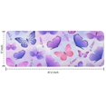 thumbnail image 7 of Purple Butterfly Lavender Pattern Kitchen Rug Mat,Kitchen Runner Rugs Non Skid Washable,Decorative Kitchen Floor Mats for Kitchen,Sink,Laundry,17"x47.2", 7 of 7