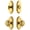 Lifetime Brass, variant on Grandeur 827273 Arc Solid Brass Single Cylinder Keyed Entry Knobset And Deadbolt Combo