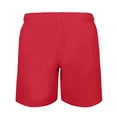 thumbnail image 5 of Boys Athletic Shorts Red, Quick Dry Elastic Waist with Drawstring, Solid Color Casual Lounge Shorts with Pockets for Kids 8-14,Size 10-11T, 5 of 9