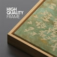 thumbnail image 4 of IDEA4WALL Extra Large Framed Canvas Print Wall Art Rustic Birds in Flight Abstract Pattern Fine Art Retro Swallow Flock Illustrations Oversized Artwork Relax/Calm for Room Decor - 60"x30", 4 of 5