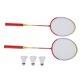thumbnail image 1 of Juego de Raquetas de Bádminton, 1 Par de Raquetas de Bádminton Con 3 Volantes de Nailon, Bolsa de Transporte, Entretenimiento para Abrenamiento Deportivo, 1 of 7
