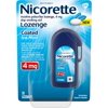 4 Pack Nicorette Coated Nicotine Lozenge, Stop Smoking, 4mg, Ice Mint, 20ct each
