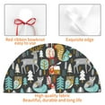 thumbnail image 4 of Pofeuu Moose Squirrel owls tree Print Christmas Tree Skirt, Merry Christmas Skirt Xmas Tree Ornaments for Xmas Holiday Party Decorations-30", 4 of 7