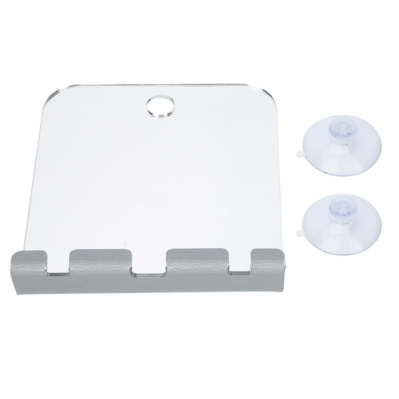 Shaving Mirror, Holder Mirror Anti-Fog Shower Mirror Fogless Shaving Mirror Fogless Bathroom Shaving Mirror With Hook For Home For Salon