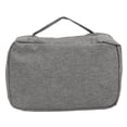 thumbnail image 1 of Bolsa de aseo colgante de viaje Bolsa de cosméticos de viaje Bolsa organizadora de lavado de artículos de tocador para colgar doblada para hombres y mujeres Gris, 1 of 10