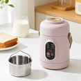 thumbnail image 5 of Mini Pot 500W Stainless Steel Cooker Portable Ramen Cooker Small Cooking Pot for Dorm Office Travel Noodles, 5 of 5