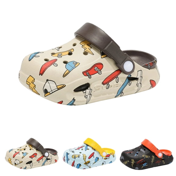CAIXIA Kids Sandals Boys Comfortable Breathable On Sandals For Daily Casual Outdoor School Play And Seasonal Wear,Brown