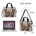 thumbnail image 3 of 16" Laptop Briefcase for Work Travel Laptop Shoulder Bag Carrying Handbag Laptop Case Gorgeous Colors Butterfly, 3 of 8