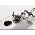thumbnail image 4 of Cadena antirrobo, Cadena de puerta, Cadena de seguridad, Cadena antibloqueo, Pestillo de seguridad para el hogar con perno de puerta, Negro, 4 of 5