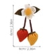 thumbnail image 2 of KAKOWELY Colgante Decorativo Con De Fresa Tejida Multicolor Para Y Llaveros, 2 of 7