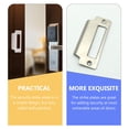 thumbnail image 3 of Raindrops Striker Plate 8Pcs Silver 10X4.5in for Door Security and Reinforcement, 3 of 8