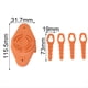 thumbnail image 4 of Kit de Cabezal de Corte con Cuchilla de Plástico para WG150, WG151 y WG180. Juego de Cuchillas de Repuesto para Cortacésped de Jardín., 4 of 5