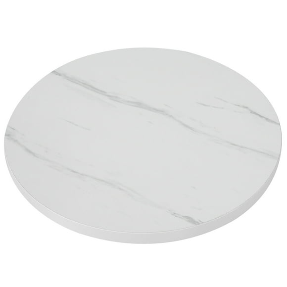 FRCOLOR wooden turntable Wooden Turntable for Home Use Smooth Rotation Durable and Wear Resistant White 12.6 Inches,11.81"X11.81"X1.18"