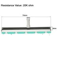 thumbnail image 2 of Uxcell Variable Resistors 75mm Straight Slide Potentiometer A20K Ohm Dual Channel 5 packs, 2 of 5