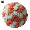 thumbnail image 2 of flm Rose Flower Balls Romantic Realistic Rose Blossoms Plastic Rose Artificial Flowers Balls for Party, 2 of 7