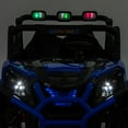 thumbnail image 6 of Farmdex 4WD 24V Ride on Toys 2 XL Seater Kids Ride on Cars w/ Remote Control, 4*200W Motor, Electric Off-Road UTV 7AH Battery Powered 4-Wheeler Vehicle w/ Bluetooth, Music, 3-Speed, LED Light, Blue, 6 of 12