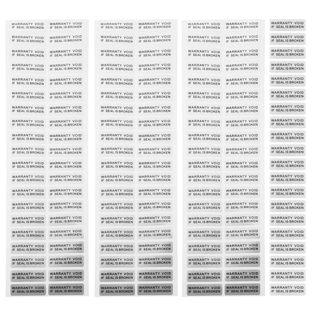 WEUVEB 400Ud Stickers Adhesivos Void Para Seguridad Y Precaución En Paquetes Multicolor