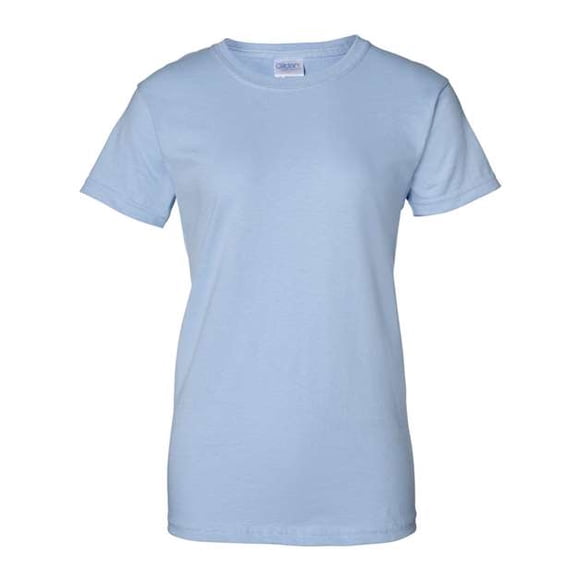 Gildan - Camiseta de mujer 100% algodón ultra algodón. 2000L 3XL Azul claro