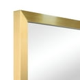 thumbnail image 6 of Empire Art Direct PSM-60106-2030 Contempo Brushed Stainless Steel Gold rectangular Wall Mirror, 6 of 14