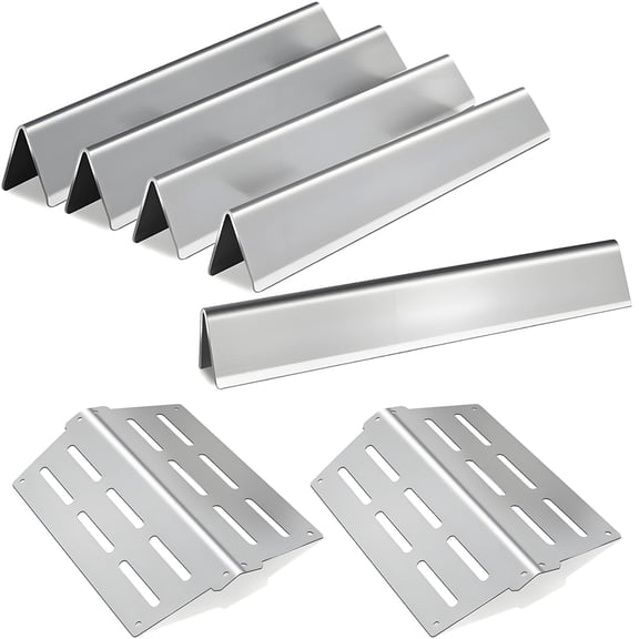 Genesis Grill Parts 17.5" Flavorizer Bars Heat Deflector for Weber Genesis 300 Series Weber E310 E320 E330 EP310 EP320 EP330 Front Control, Grill Replacement Parts for Weber 7620 7622 Accessories