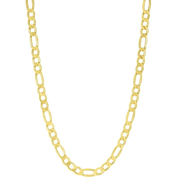 Floreo 14k Yellow Gold 4.5mm Lite Figaro Chain Necklace